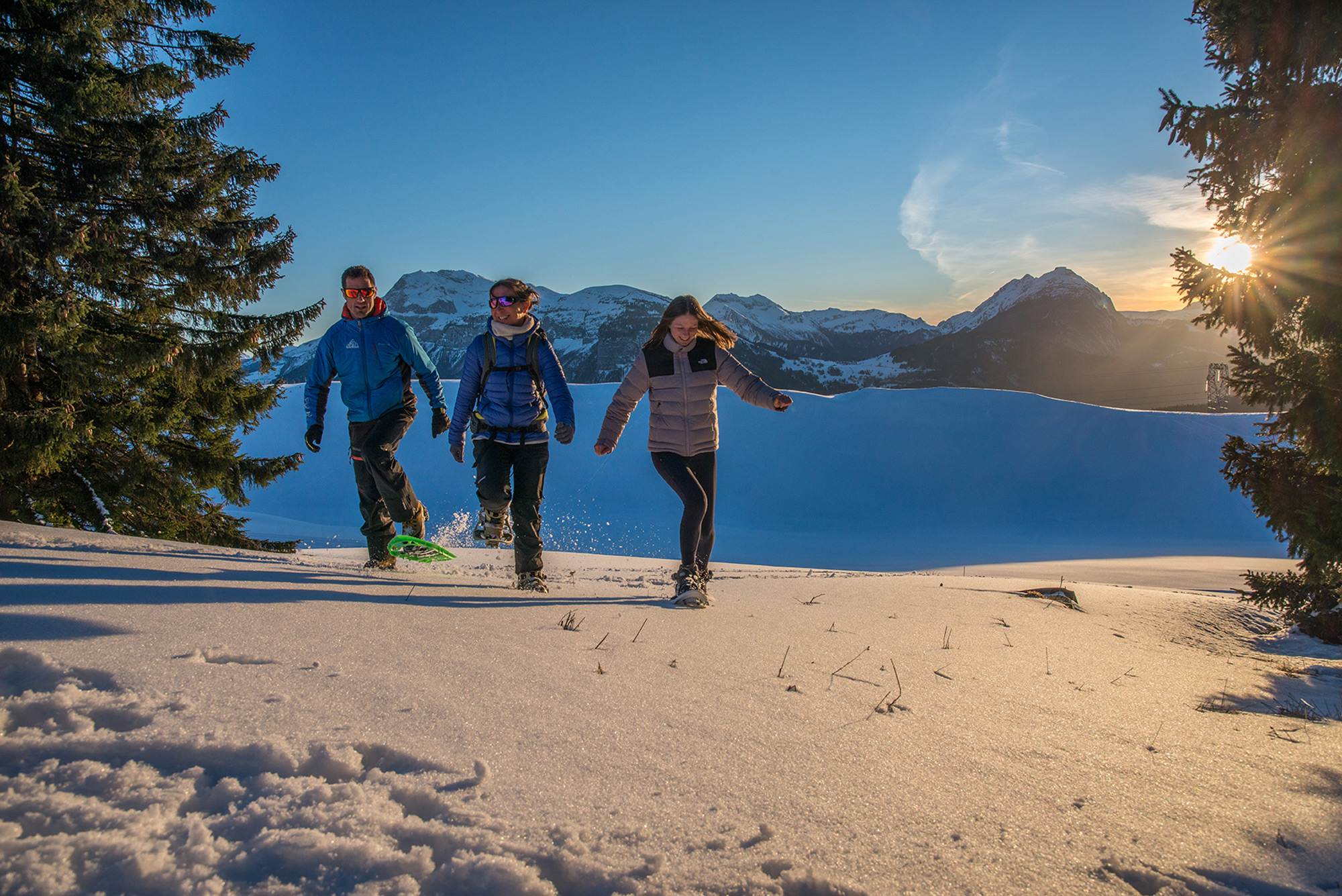 plateau d'Agy - Saint-Sigismond, Les Carroz - raquettes randonnées neige - Haute-Savoie - Cluses Arve et Montagnes